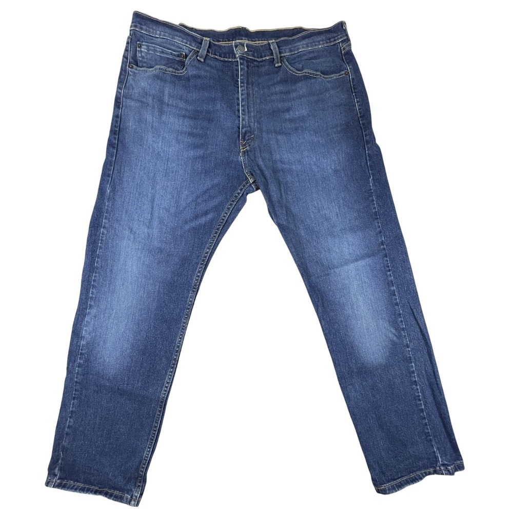 Levi's 505 Jeans Mens 38x30 Blue Regular Fit Straight Leg Denim Classic